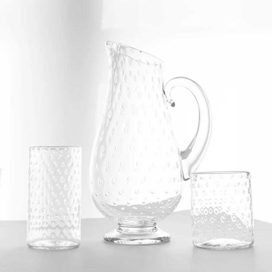 Bubble Glass Pitcher