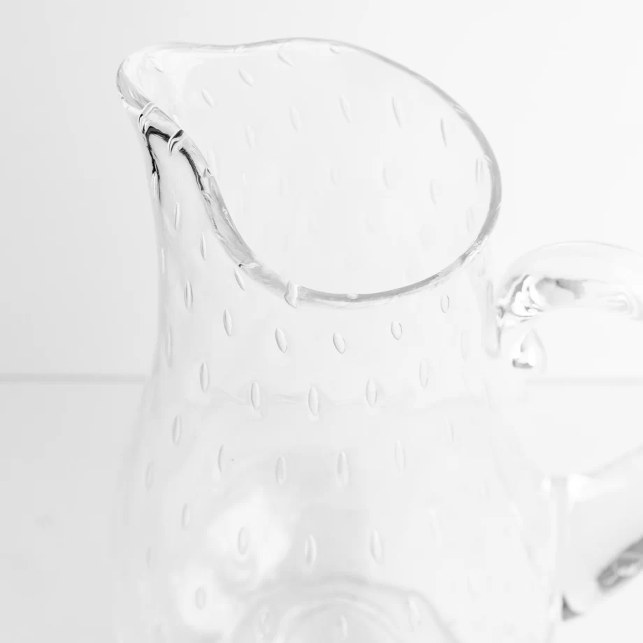 Bubble Glass Pitcher